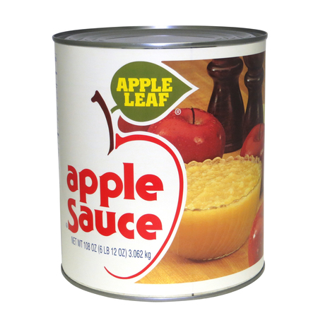Apple Leaf Apple Leaf Applesauce #10 Can, PK6 FFASR8100APL01